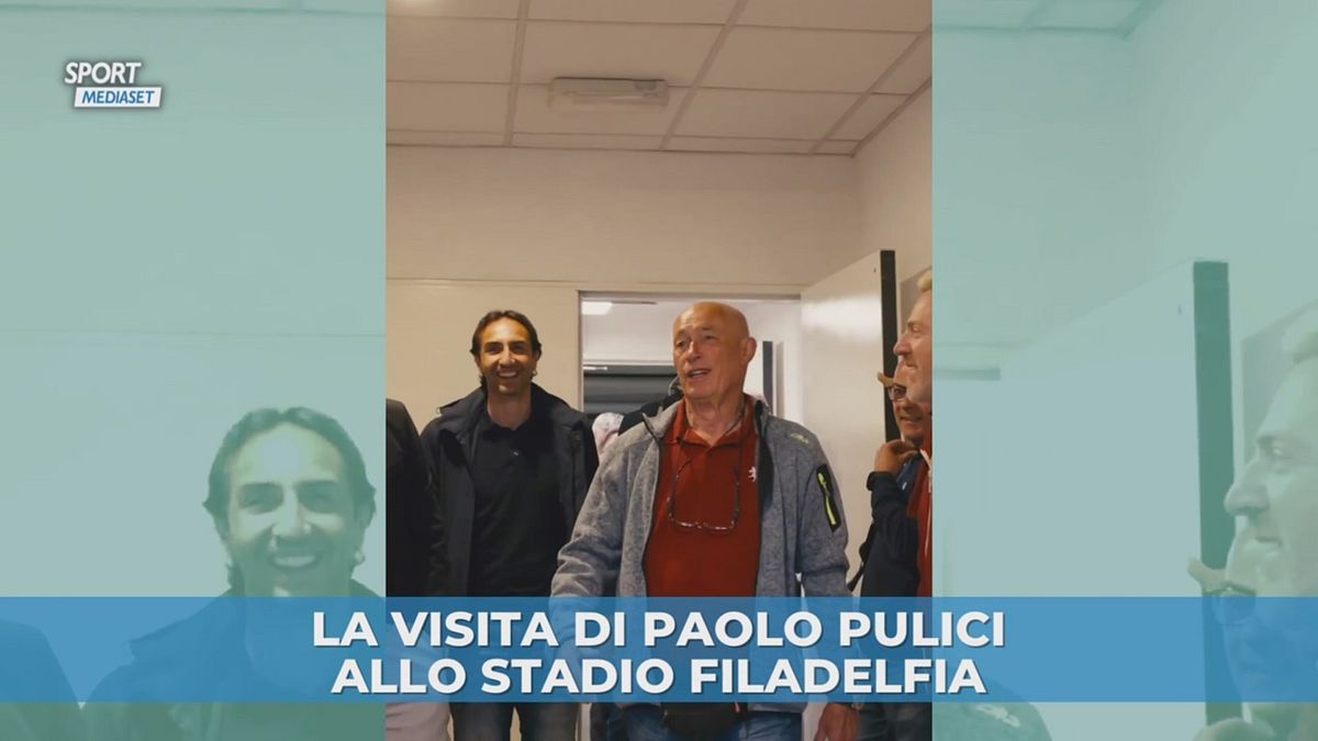 La visita di Paolo Pulici allo Stadio Filadelfia