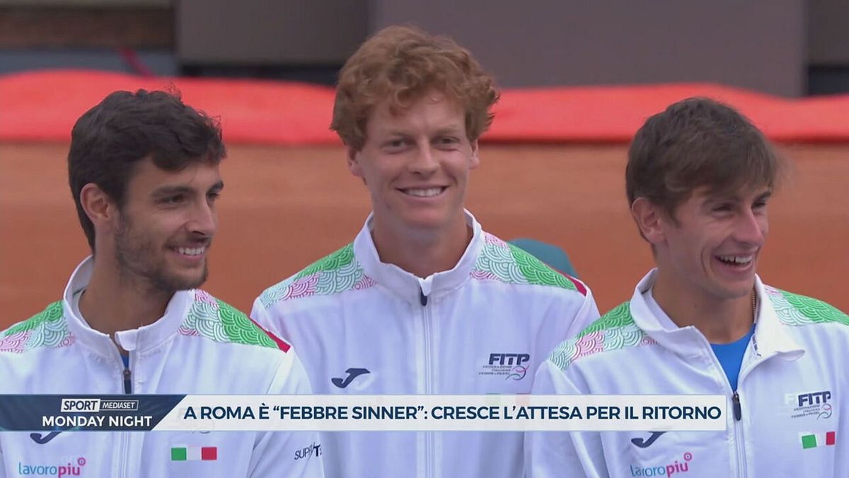 Tennis, a Roma è "Febbre Sinner"