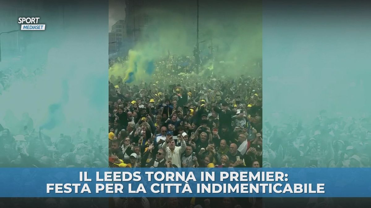 Leeds in Premier, che festa in città