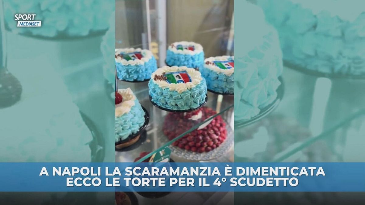 Scaramanzia dimentica: ecco la torta per lo scudetto del Napoli