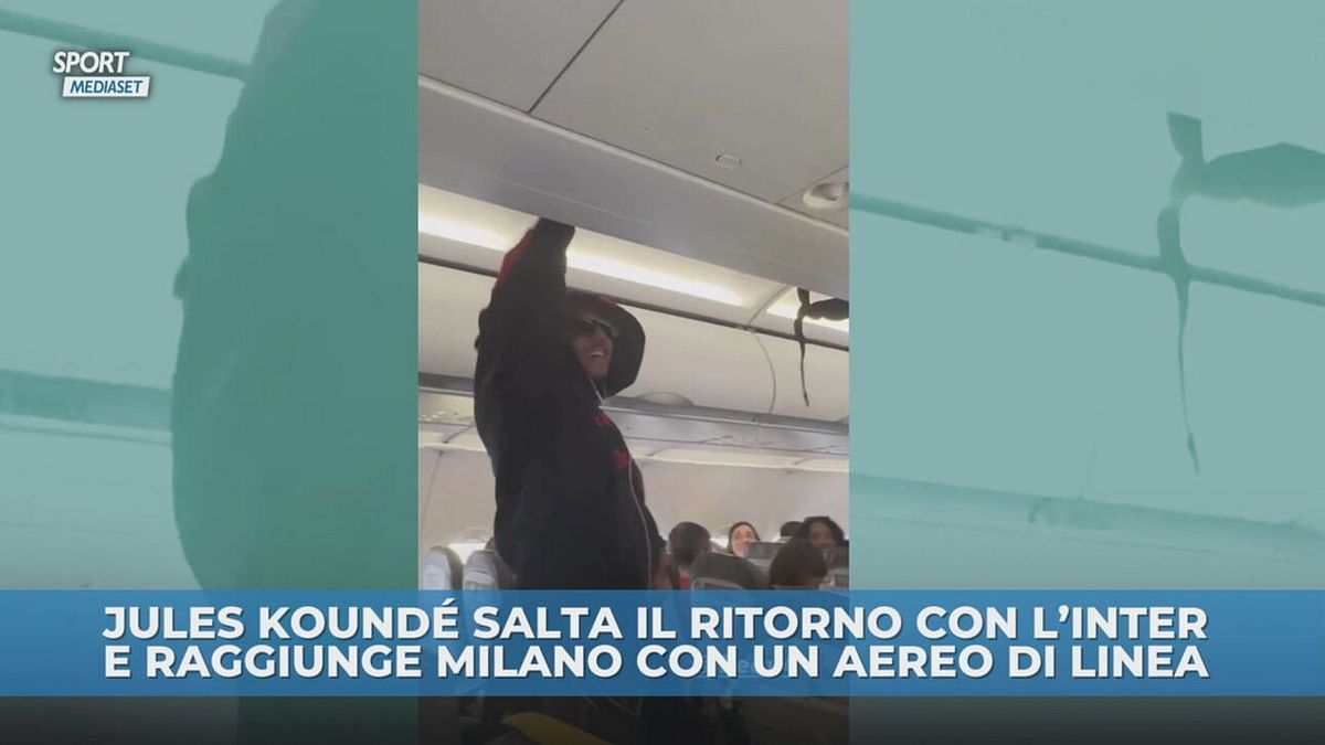 Quando sei in aereo e becchi...Koundé