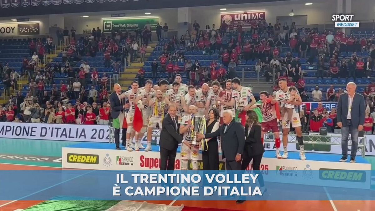 Il Trentino Volley è campione d'Italia!