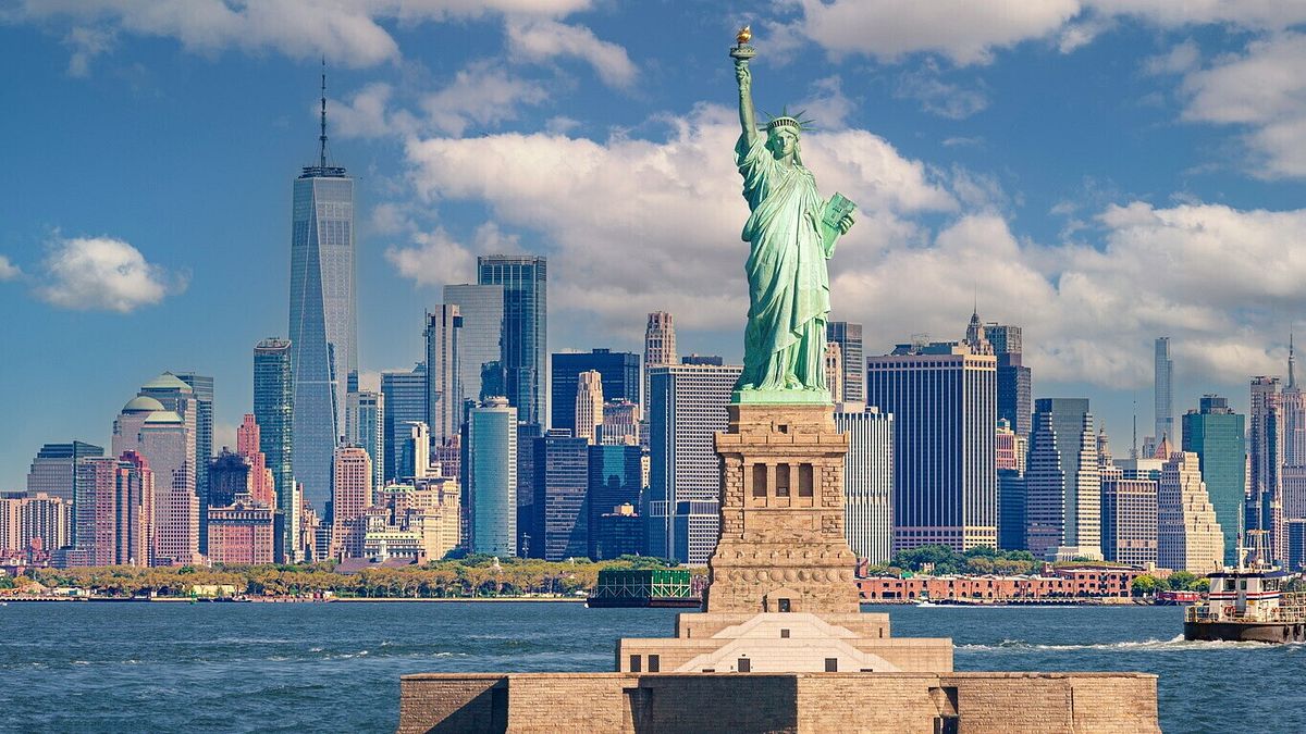  Statua della Libertà, Liberty Island, New York, USA 