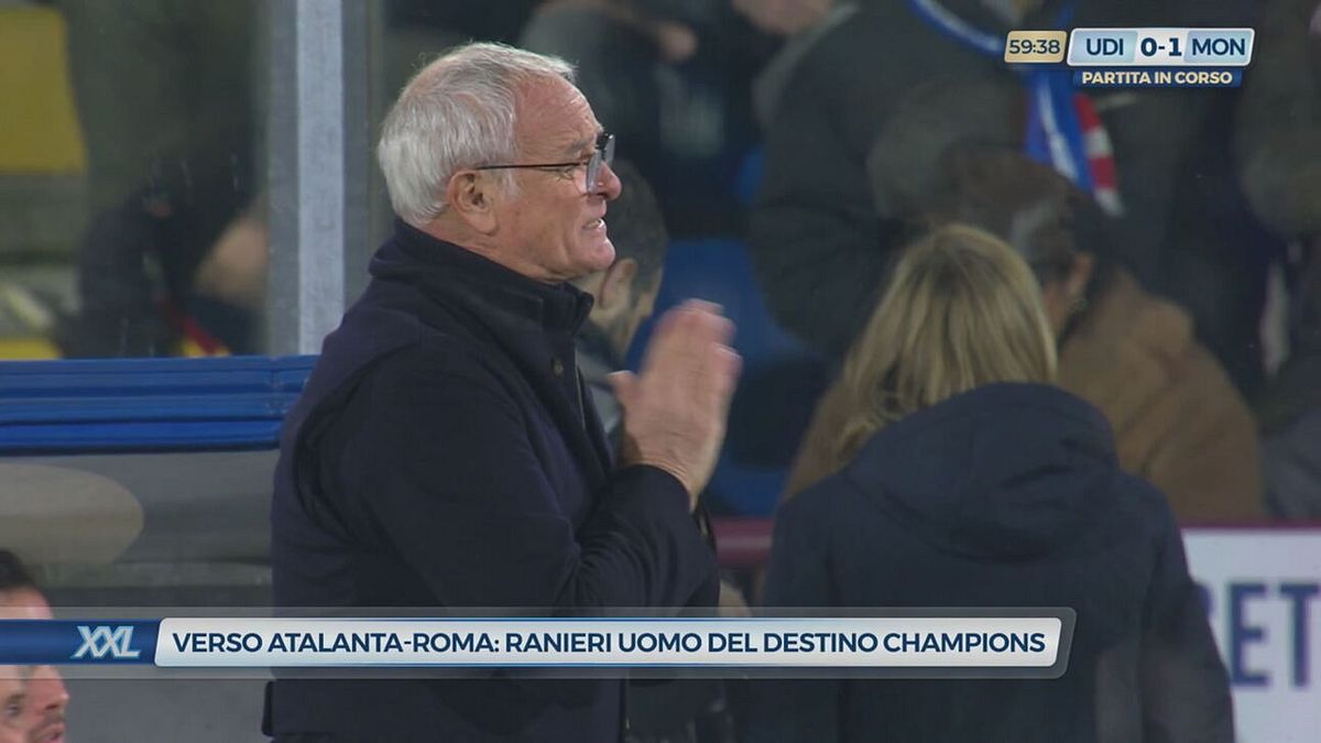 Verso Atalanta-Roma: Ranieri uomo del destino Champions