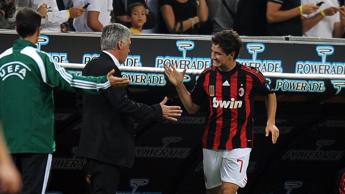  Pato: allenato al Milan dal 2007 al 2009