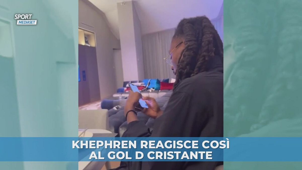 Khephren Thuram reagisce così al gol di Cristante