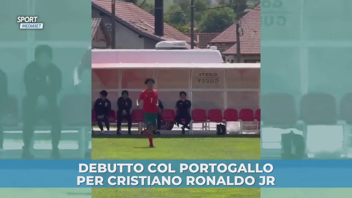 Debutto col Portogallo per Cristiano Ronaldo Jr