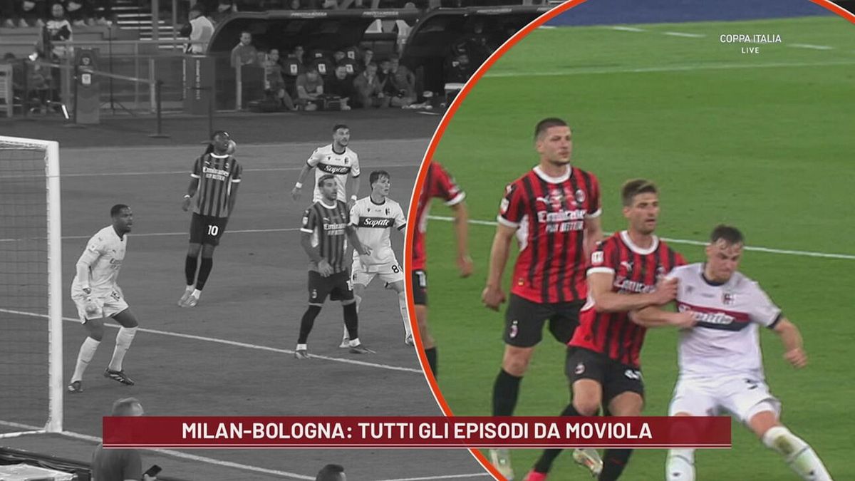 Milan-Bologna: tutti gli episodi da moviola