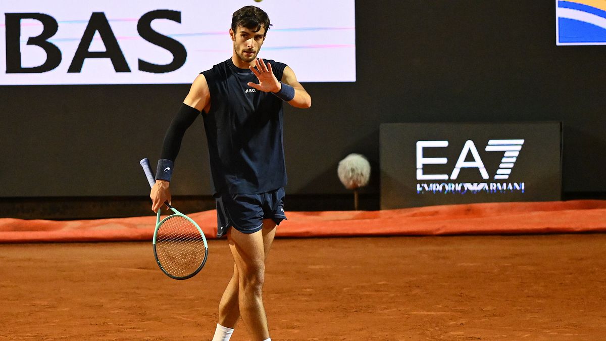 Lorenzo Musetti agli Internazionali d'Italia 2025