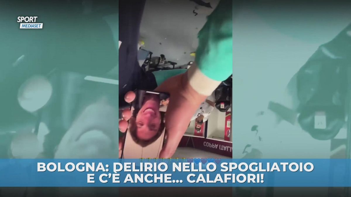 Bologna: delirio nello spogliatoio. E c'è anche… Calafiori!
