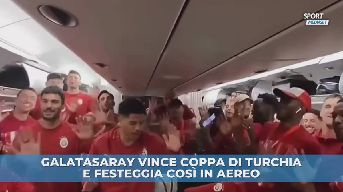 Il Galatasaray ha vinto la Coppa di Turchia e festeggia così
