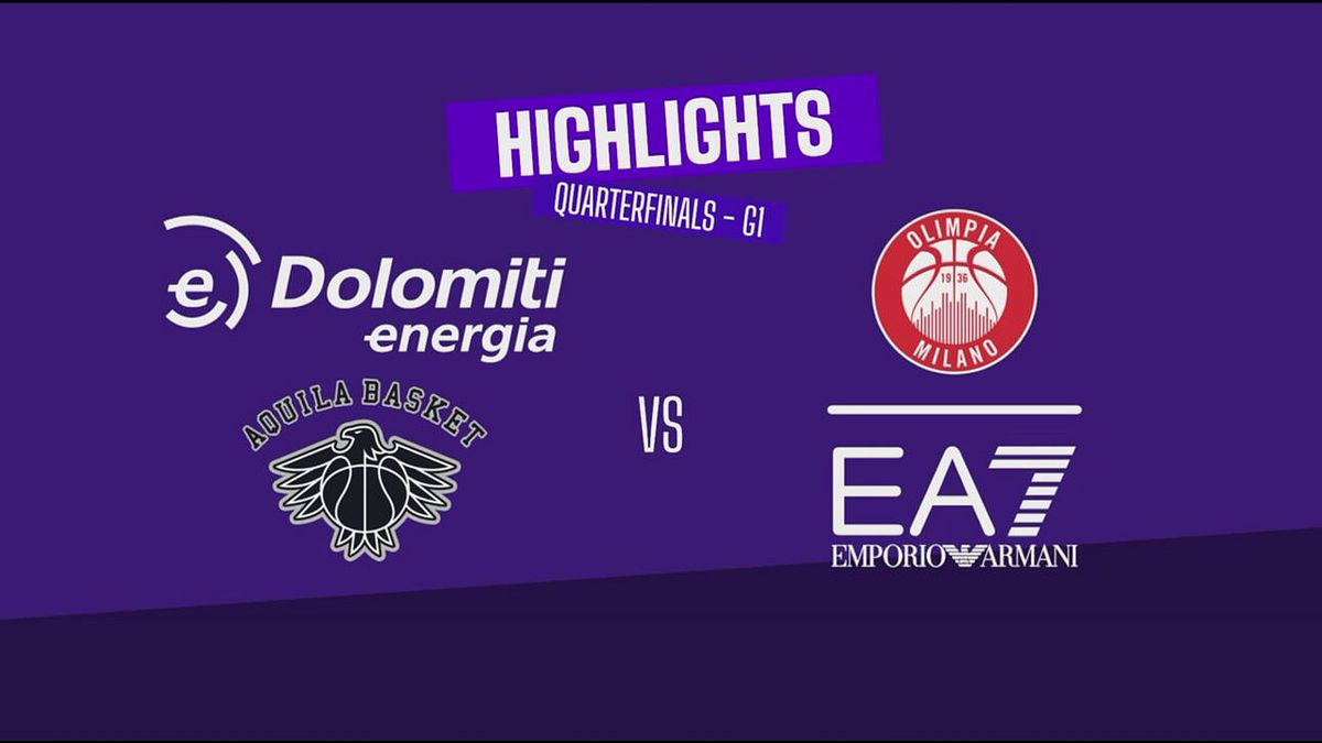 Trento-Milano 70-73: gli highlights (Playoff Gara 1)