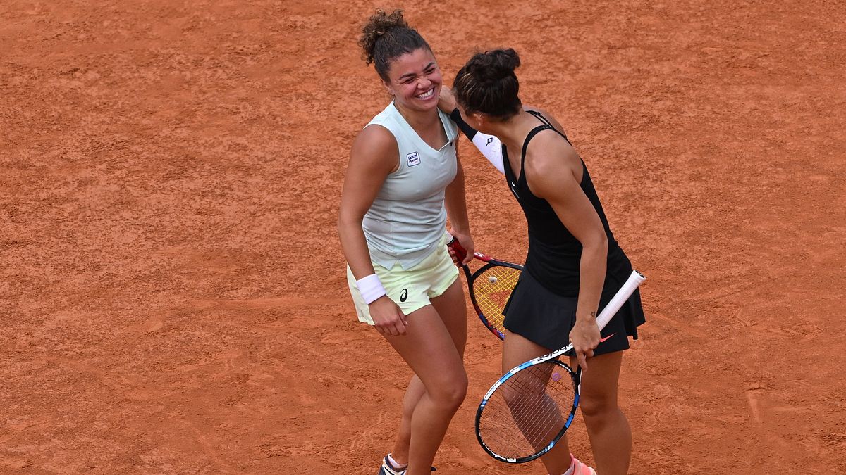 Jasmine Paolini e Sara Errani - vittoria Internazionali d'Italia (doppio)