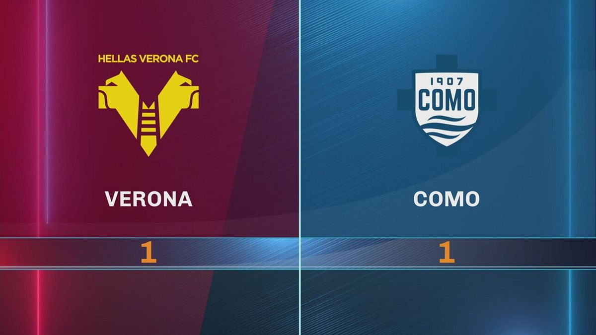 Verona-Como 1-1: gli highlights