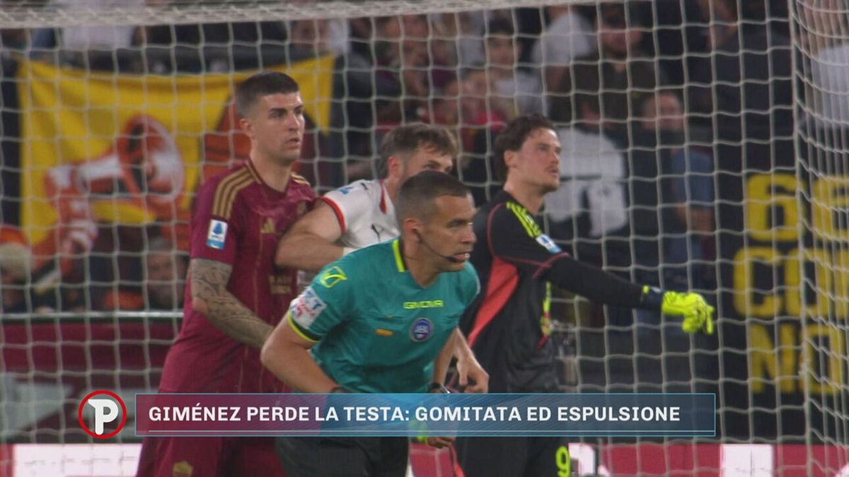 La moviola di Roma-Milan: corretta l'espulsione di Gimenez?