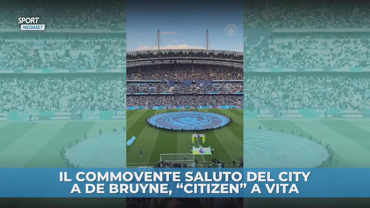 Il commovente saluto del City a De Bruyne, "citizen" a vita