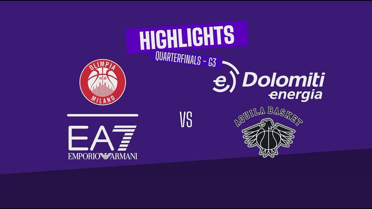 Milano-Trento 107-79: gli highlights (Playoff Gara 3)