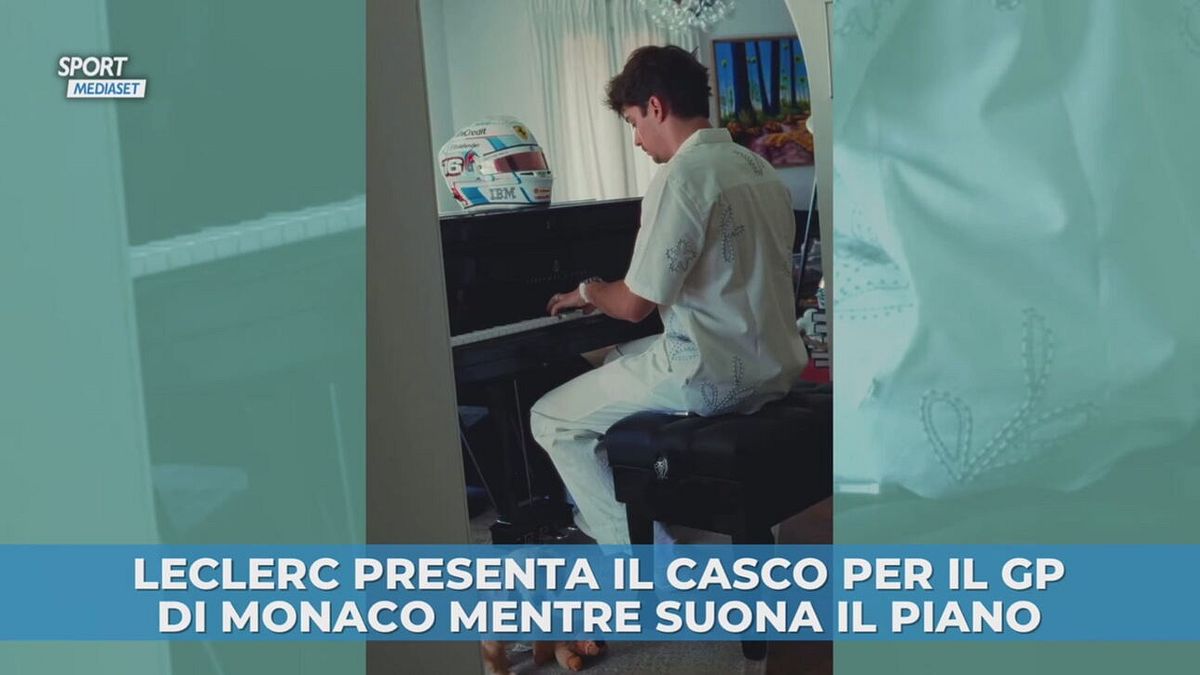 Leclerc svela il casco per il GP di Monaco