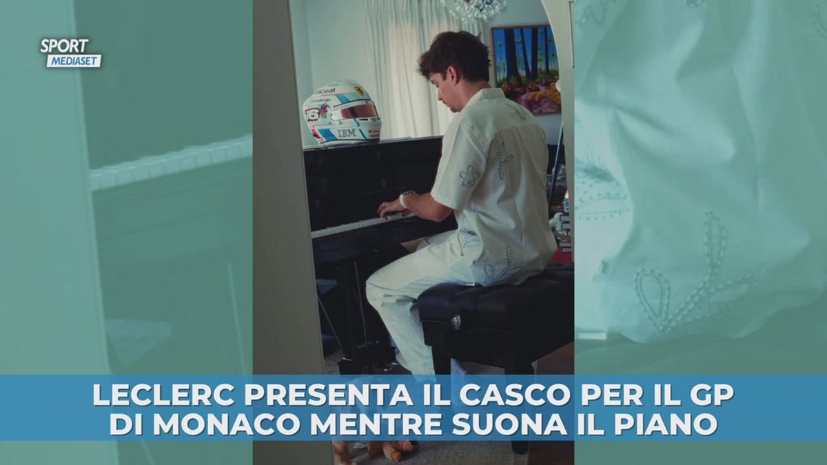 Leclerc svela il casco per il GP di Monaco