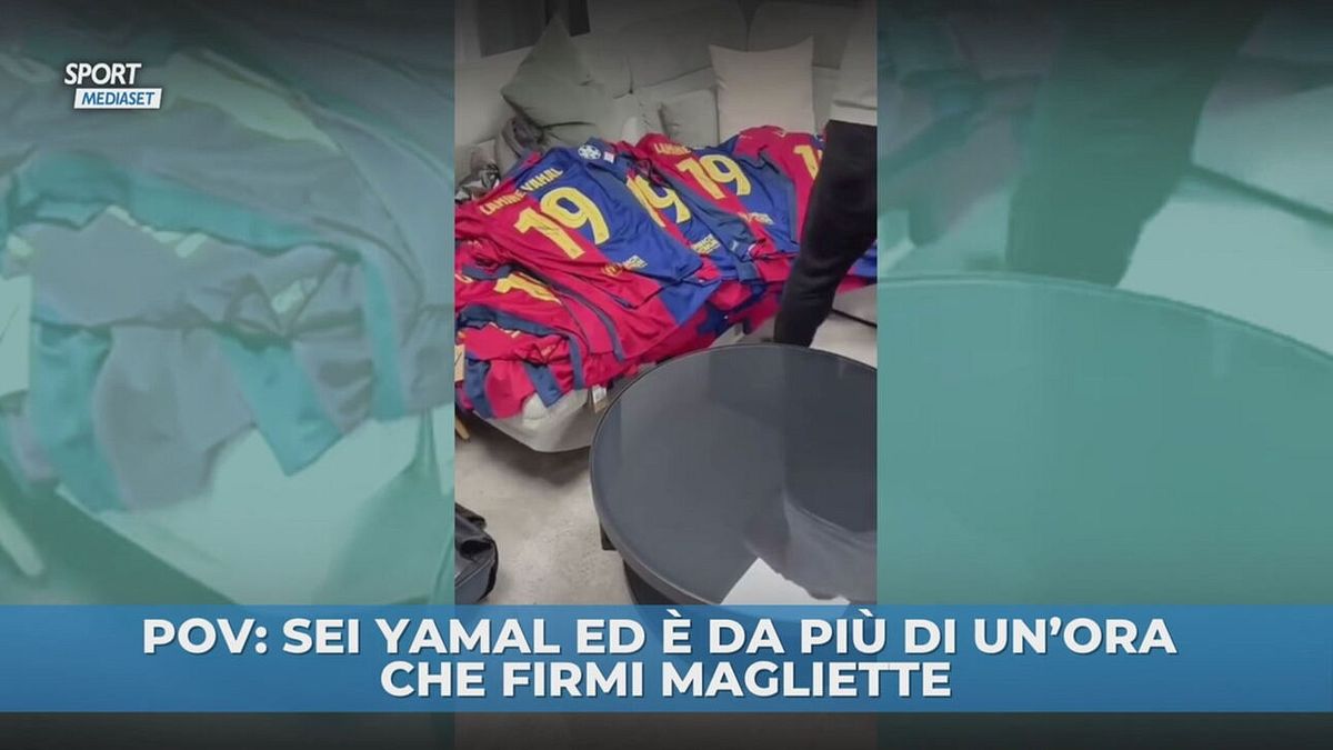Yamal e… gli autografi