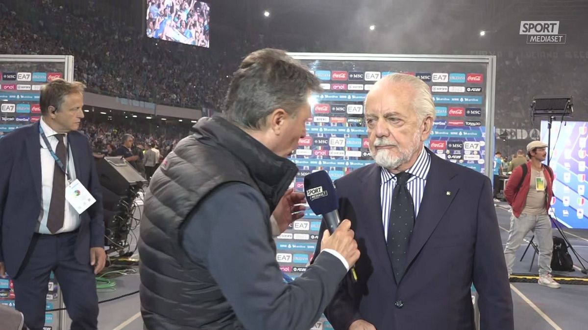 DICH DE LAURENTIIS POST SCUDETTO PER SITO 23/5 DICH