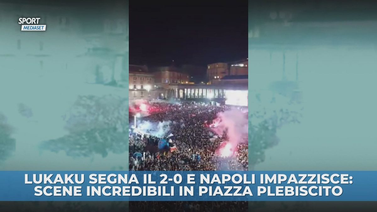 Lukaku gol, napoletani impazziti
