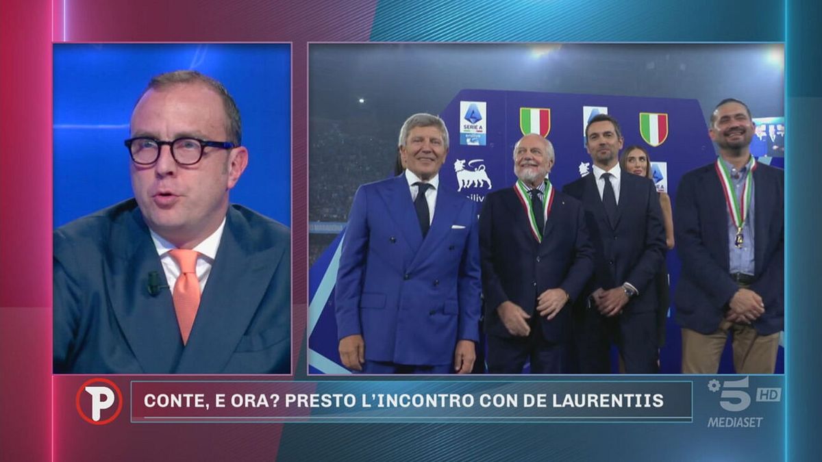 Trevisani: "L'abbraccio con De Laurentiis? Conte non sa fingere, non è come Mourinho..."