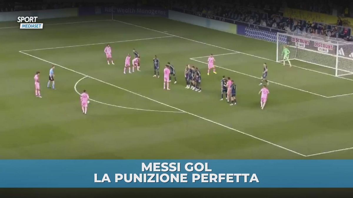 Messi gol: la punizione perfetta