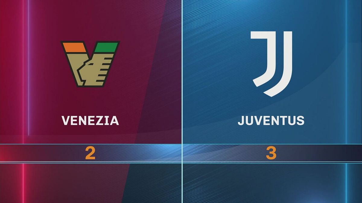 Venezia-Juventus 2-3: gli highlights