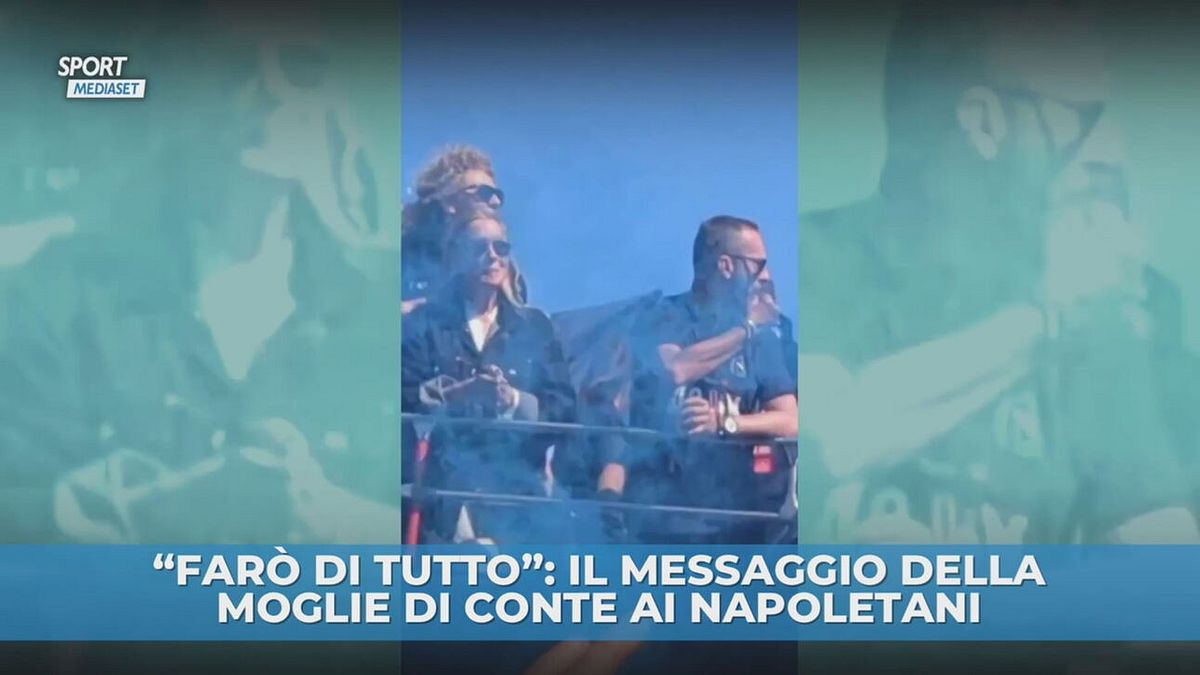 Il messaggio della moglie di Conte ai napoletani