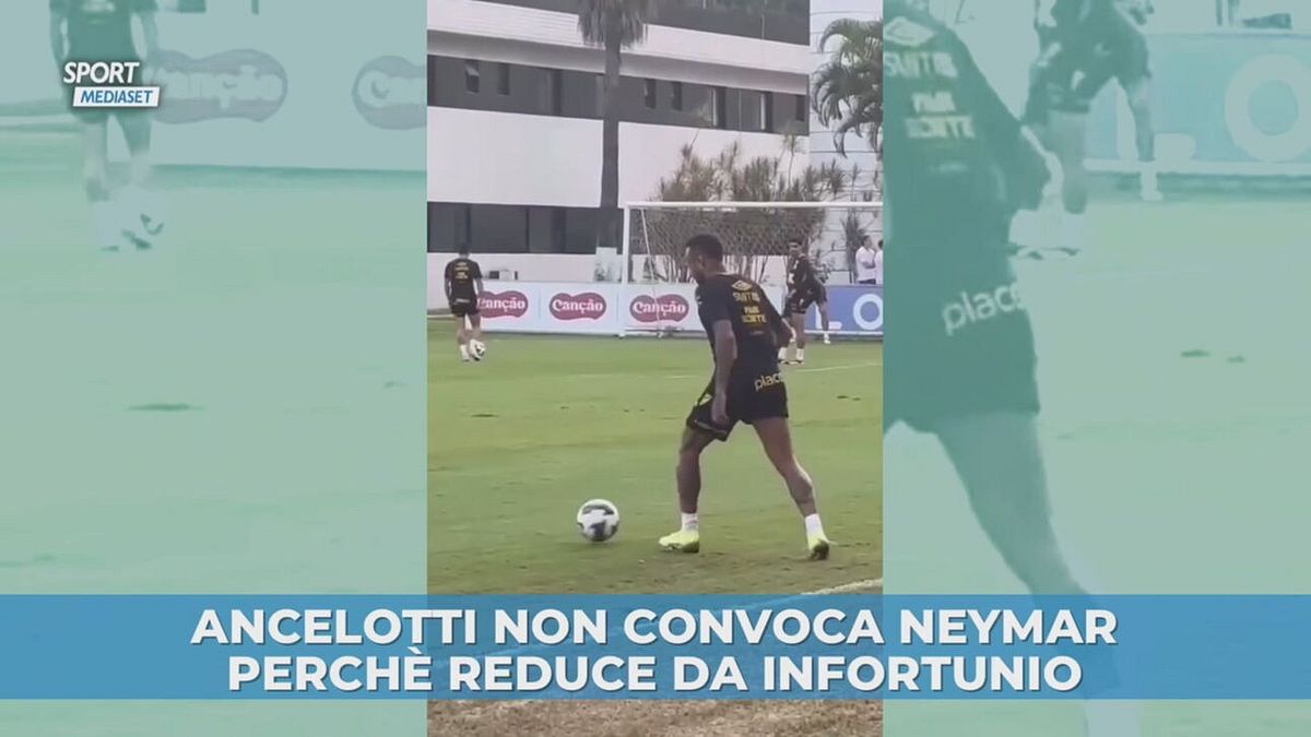 Neymar non è stato convocato da Ancelotti