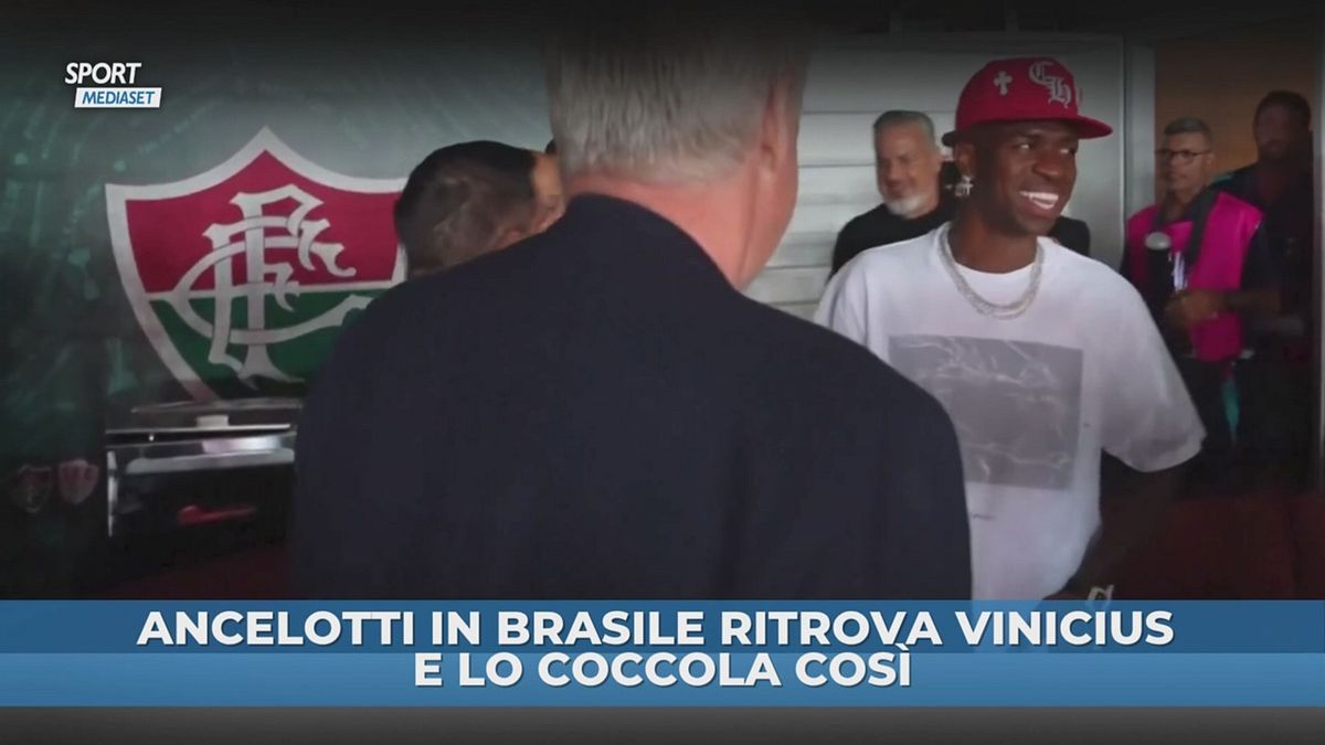 Che amore tra Ancelotti e Vinicius
