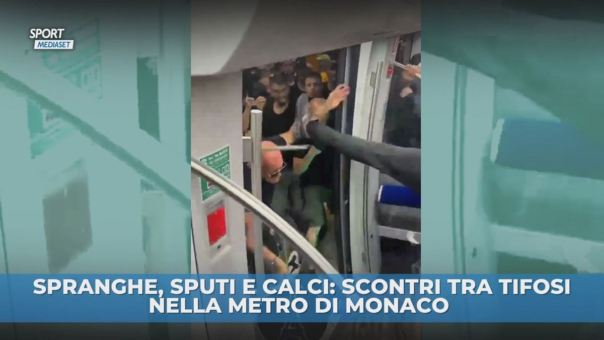 Scontri in metro a Monaco: spranghe e calci