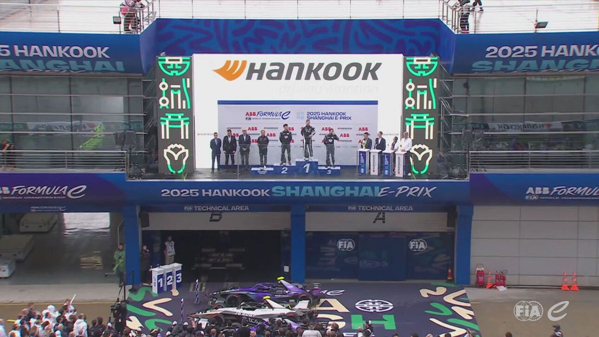 E-Prix di Shangai, il podio
