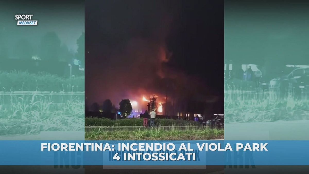 Fiorentina: incendio al Viola Park: 4 intossicati