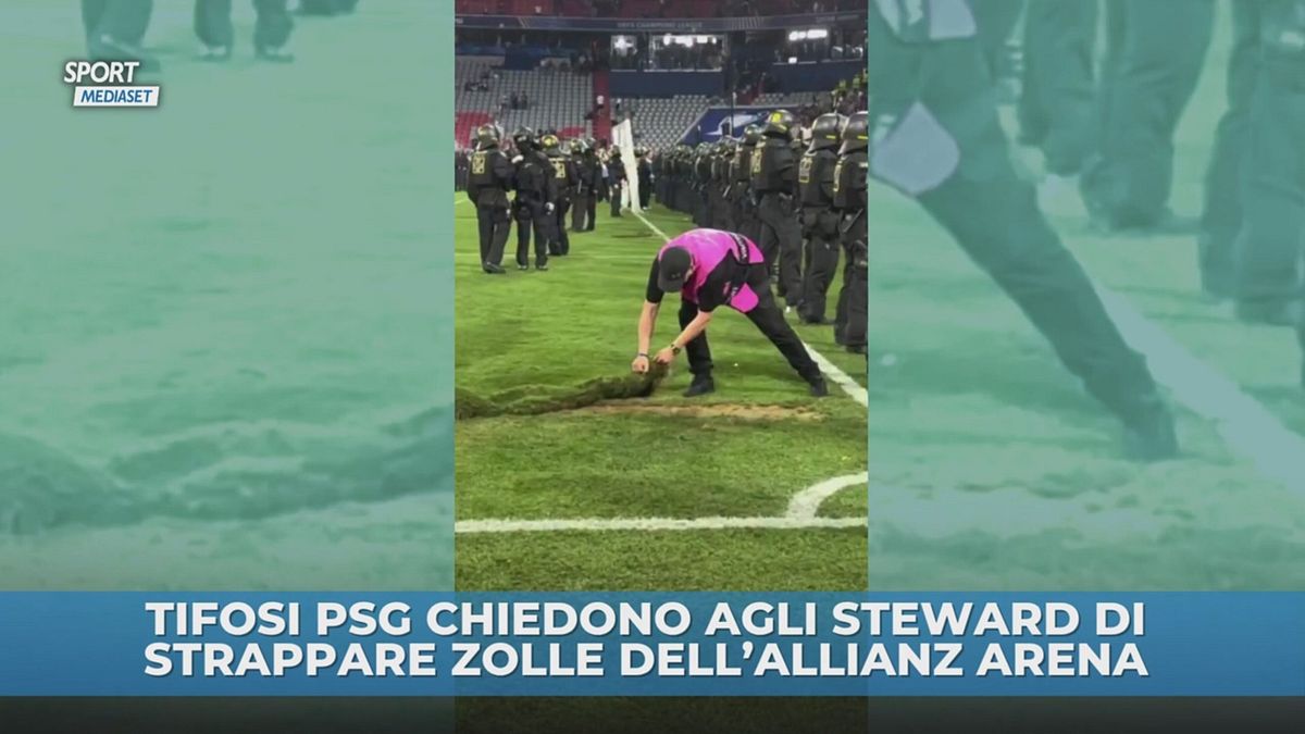Tifosi PSG chiedono zolle dell'Allianz Arena