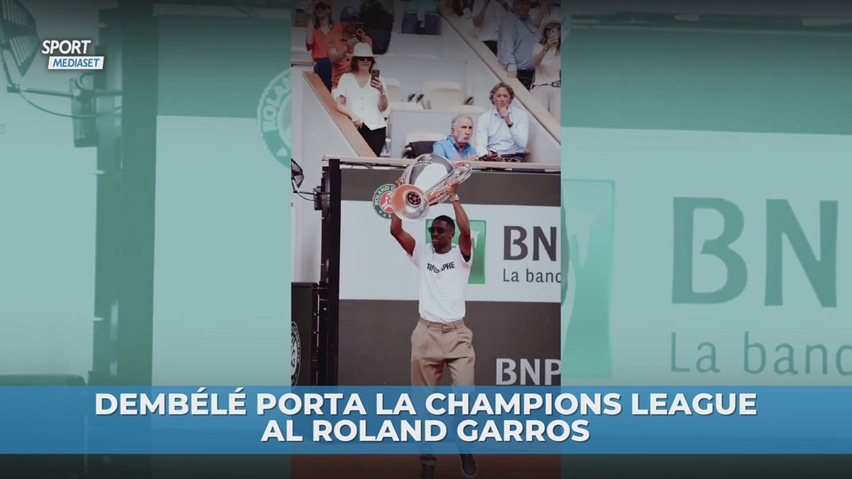 Dembélé porta la Champions League al Roland Garros