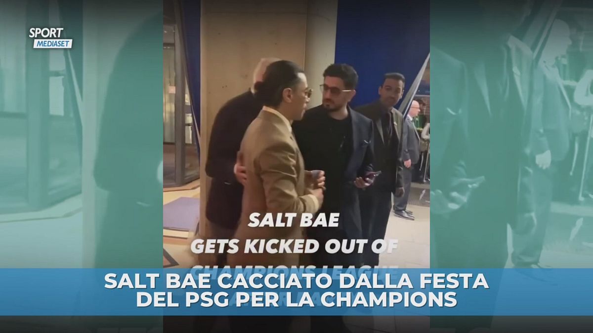 Salt Bae cacciato dalla festa Champions del PSG