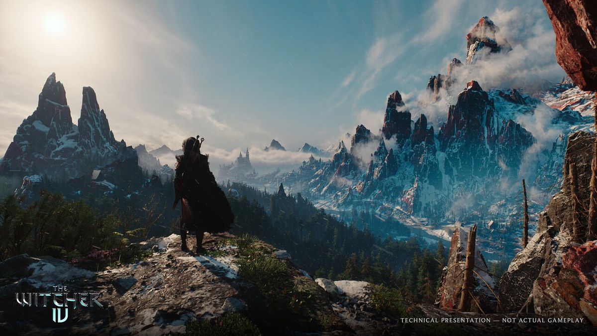 Immagini dalla demo tecnica di The Witcher 4.