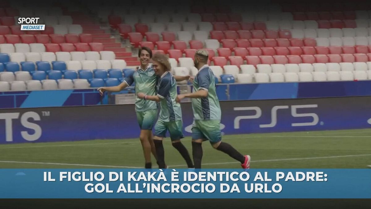 Il figlio di Kakà è uguale al padre
