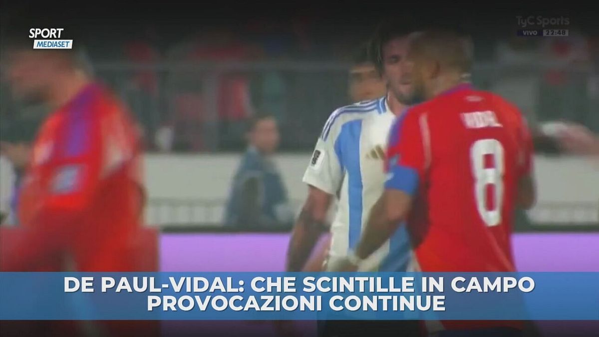 De Paul-Vidal, che scintille in campo