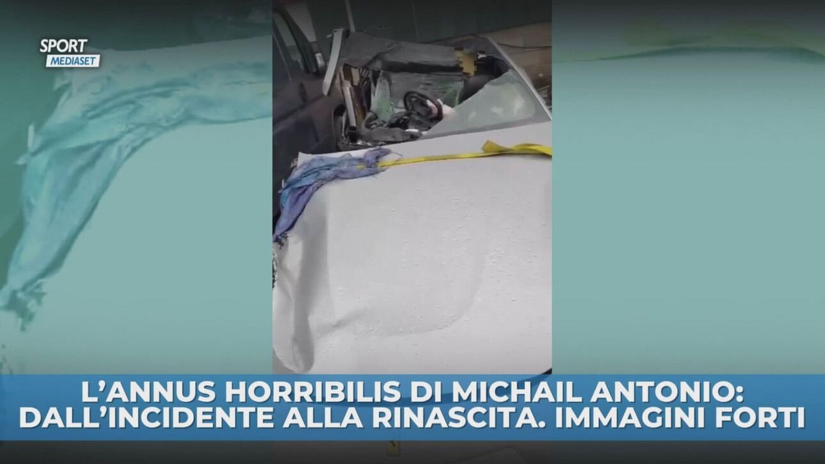 Michail Antonio, immagini shock