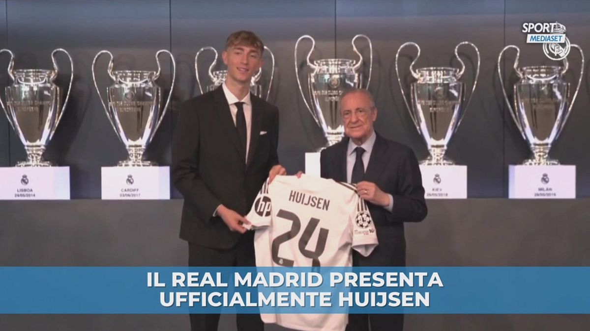 Il Real Madrid presenta Huijsen