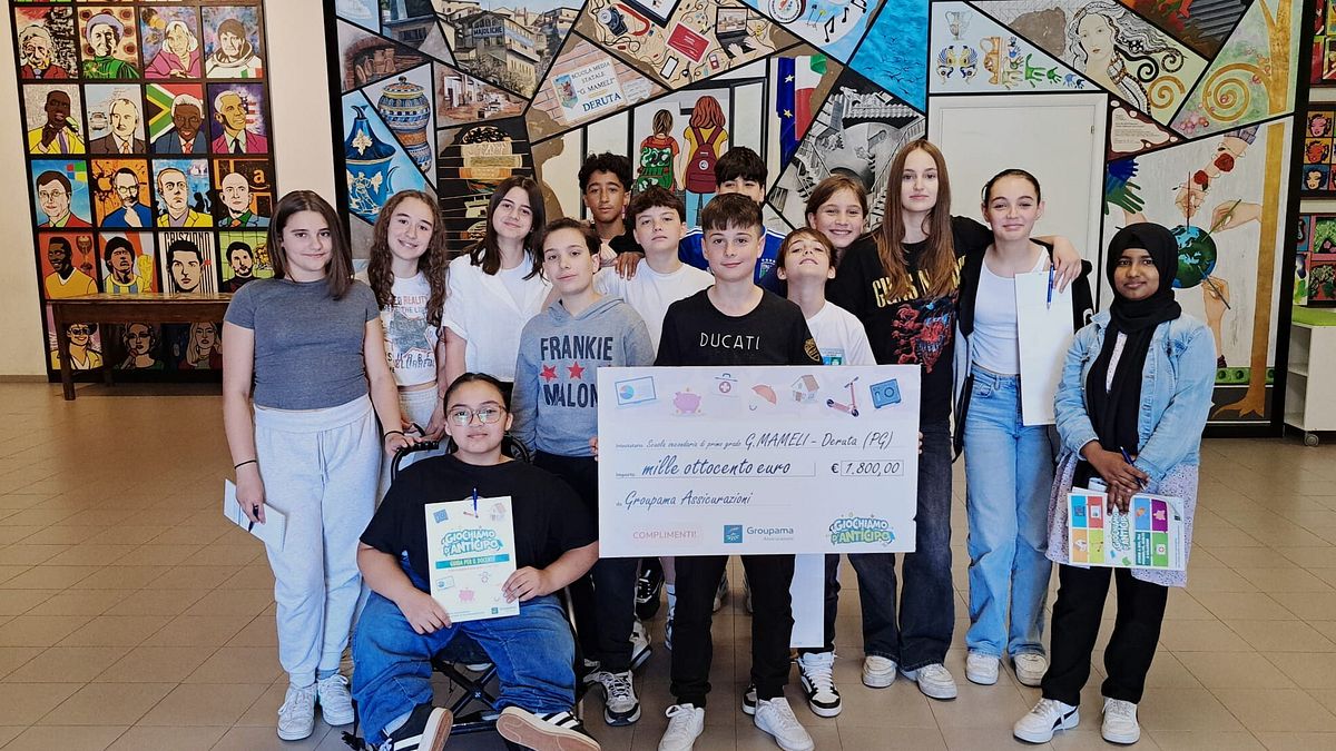 La classe 2°TP della scuola Goffredo Mameli di Deruta (PG)