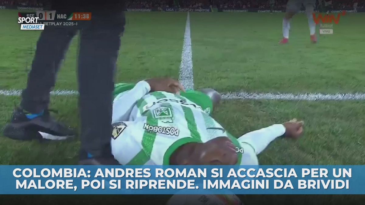 Colombia: Andres Roman si accascia a terra per un malore