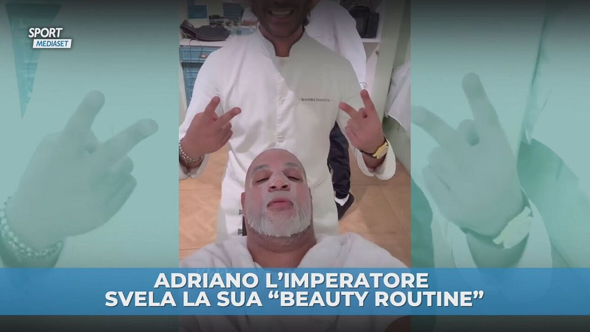 Adriano l'Imperatore svela la sua "beauty routine"