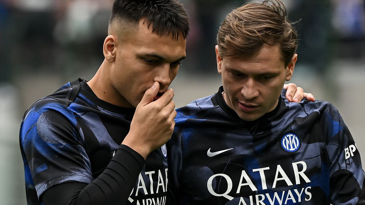  Lautaro Martinez e Nicolò Barella