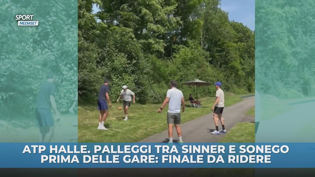 Sinner-Sonego, palleggi ma…