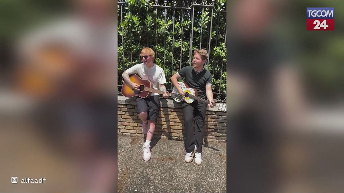 Alfa realizza il suo sogno: suona e canta con Ed Sheeran
