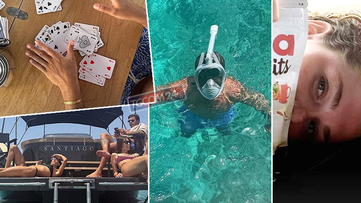 Belen flirta con Olly al concerto, poi "fugge" in Sardegna